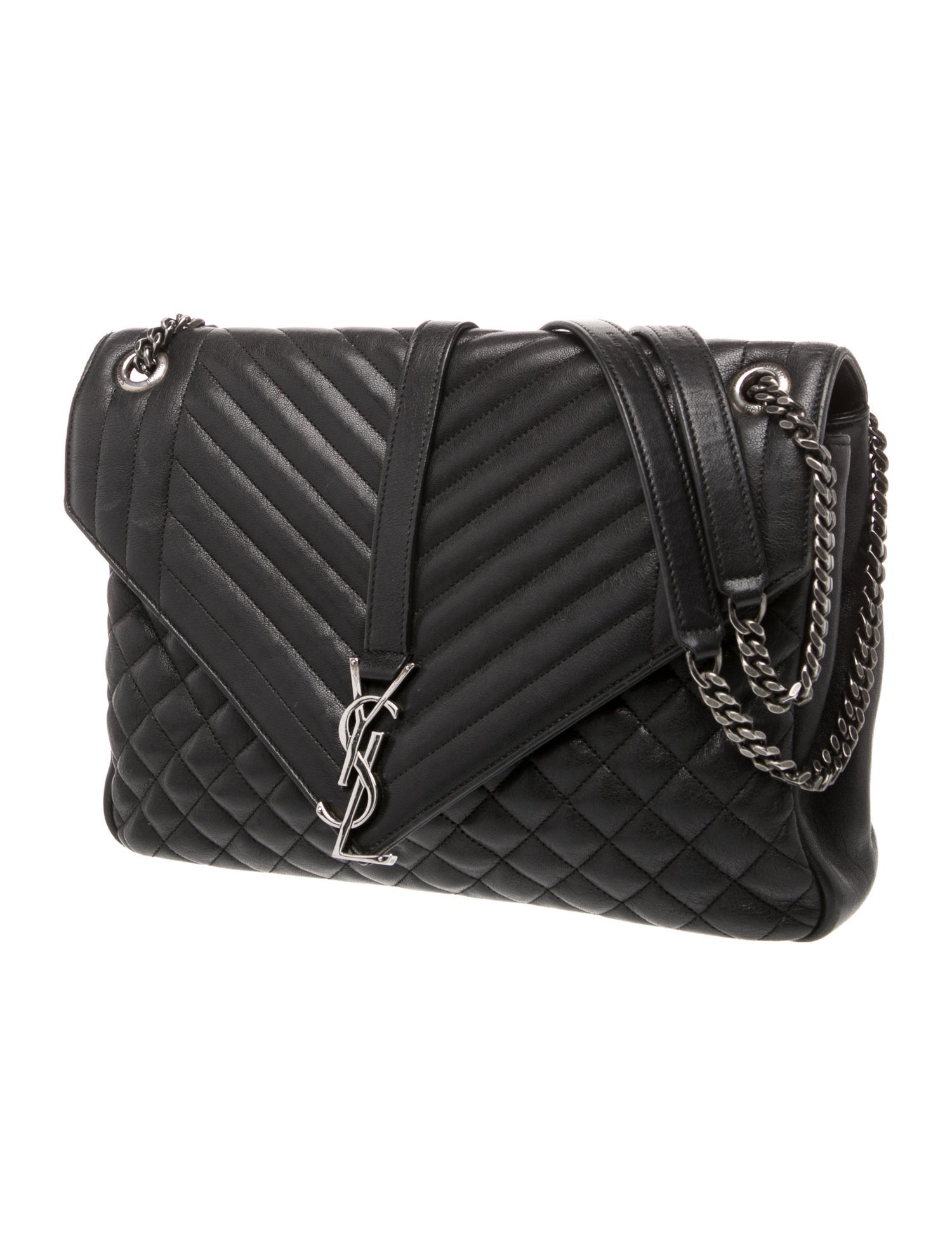 Saint Laurent Leather Envelope